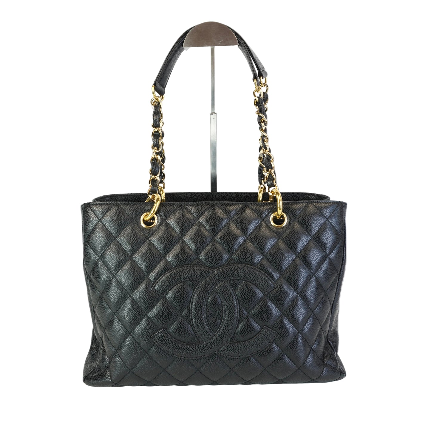 Chanel GST Black Caviar GHW