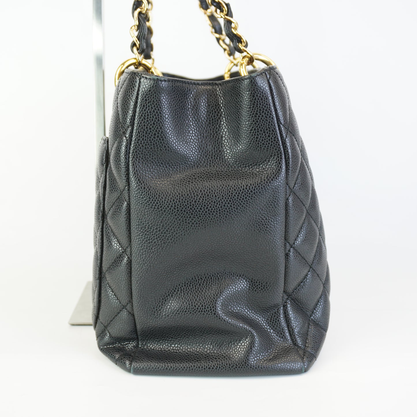 Chanel GST Black Caviar GHW