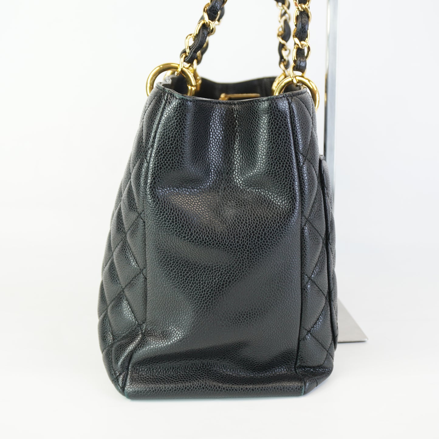 Chanel GST Black Caviar GHW