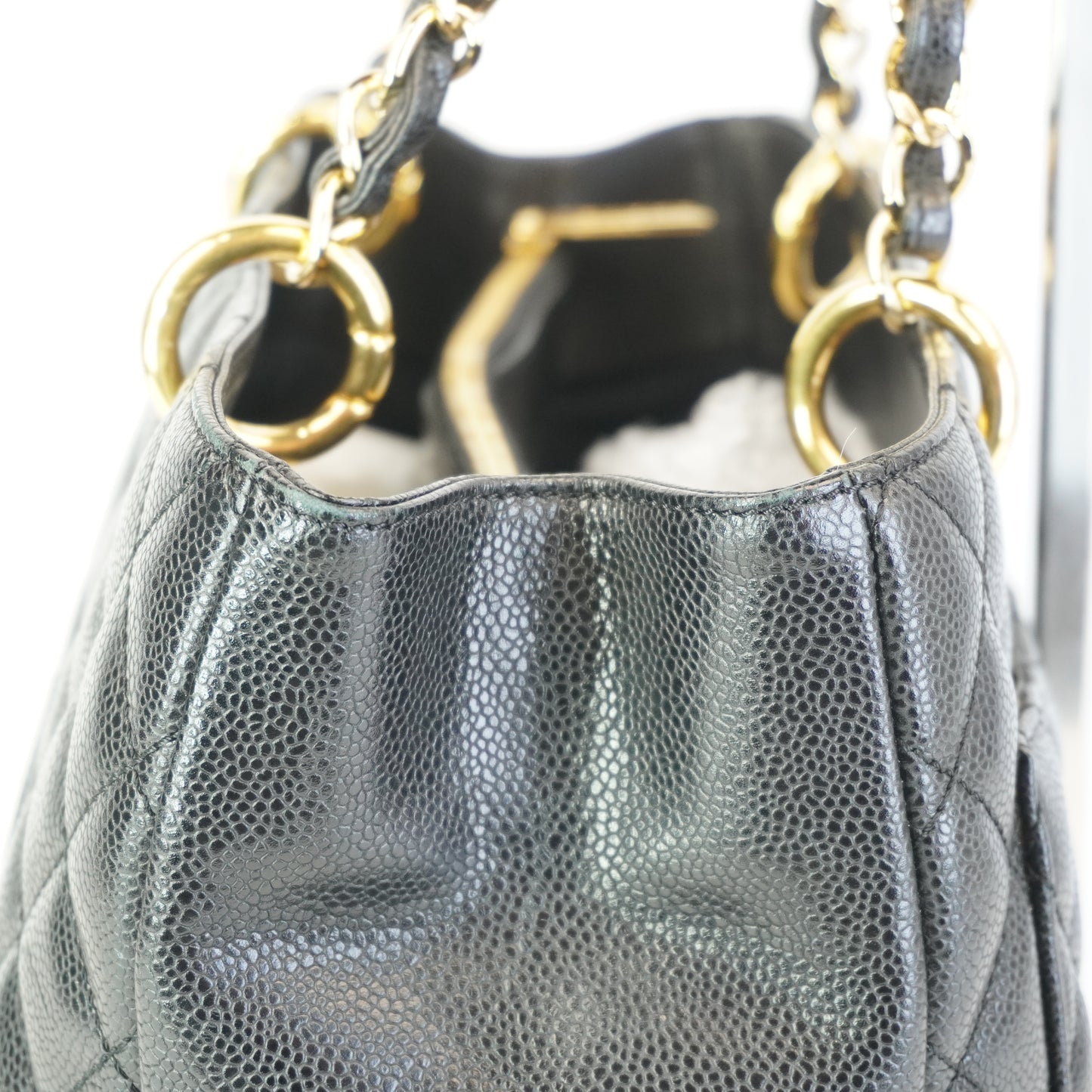 Chanel GST Black Caviar GHW