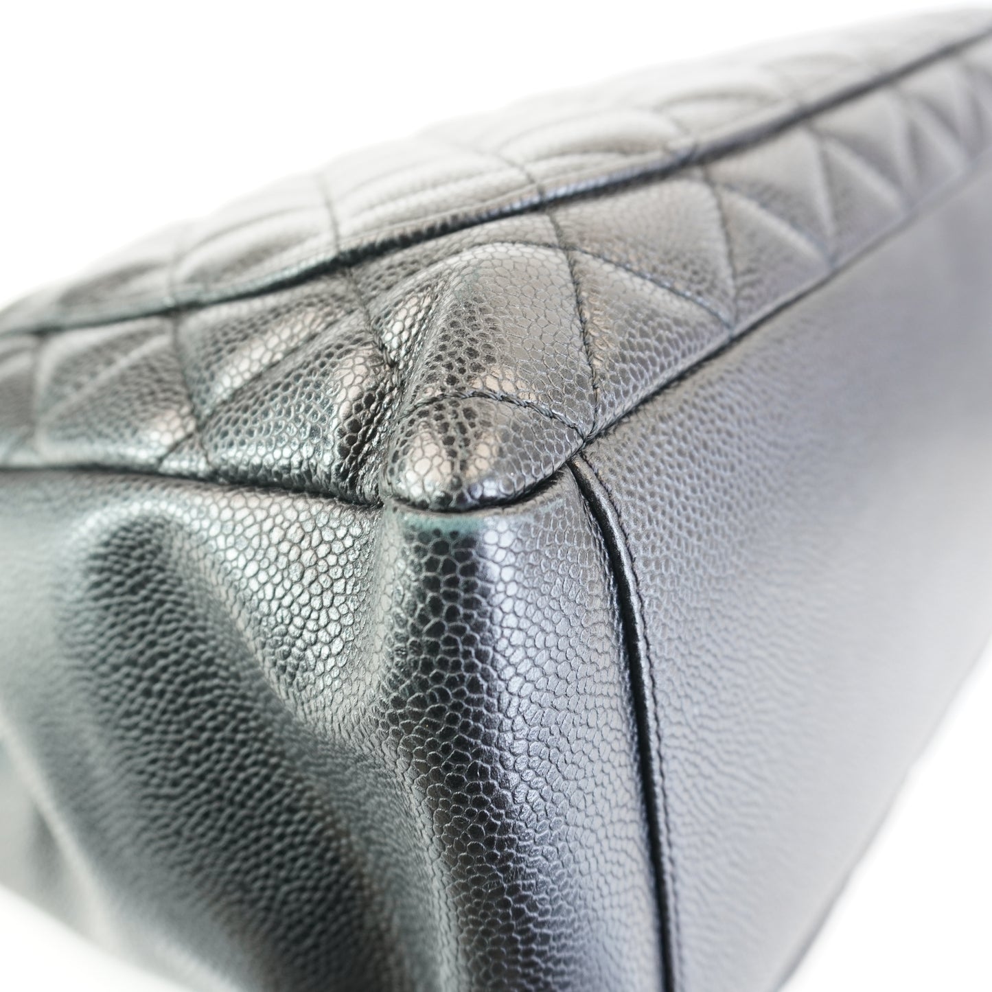 Chanel GST Black Caviar GHW