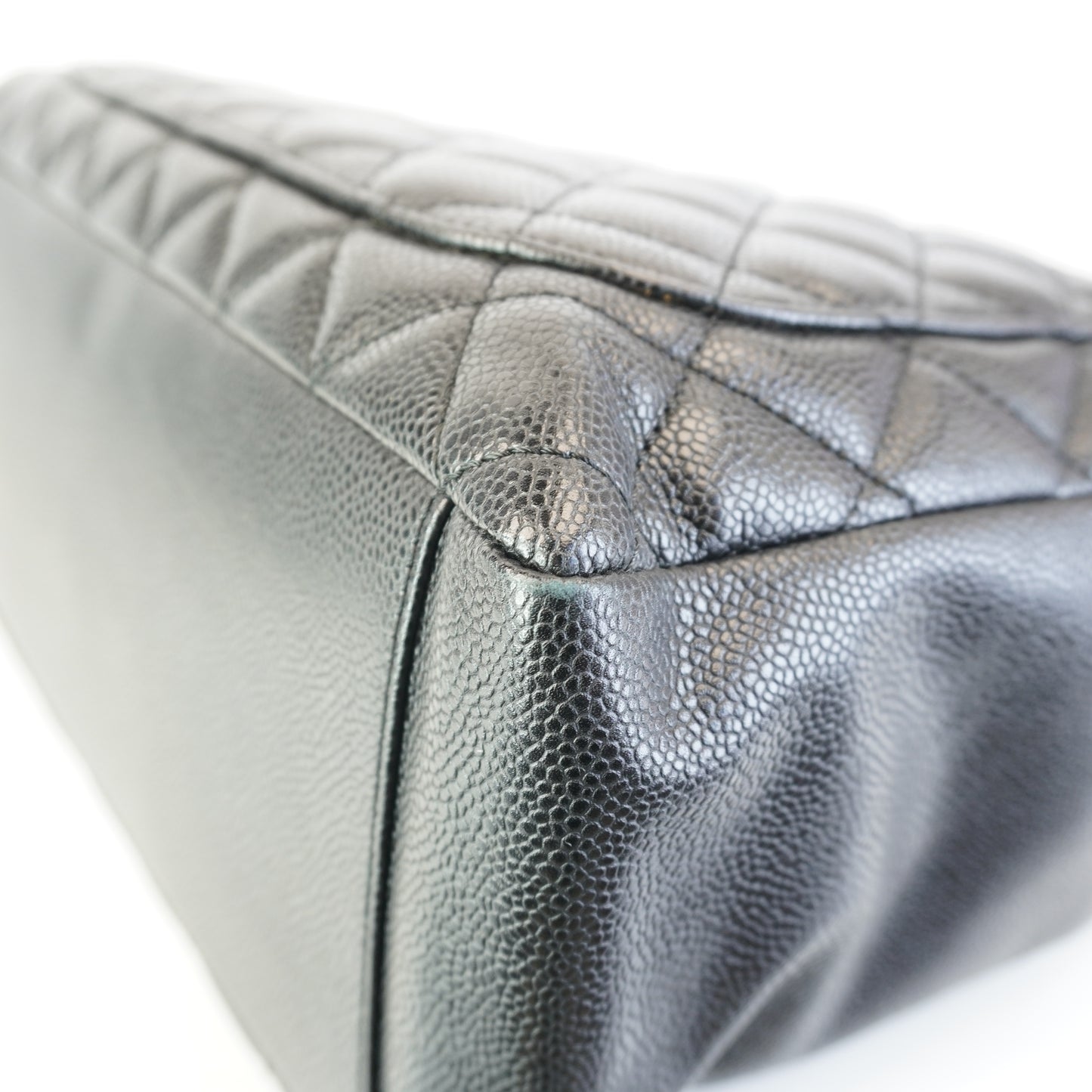 Chanel GST Black Caviar GHW