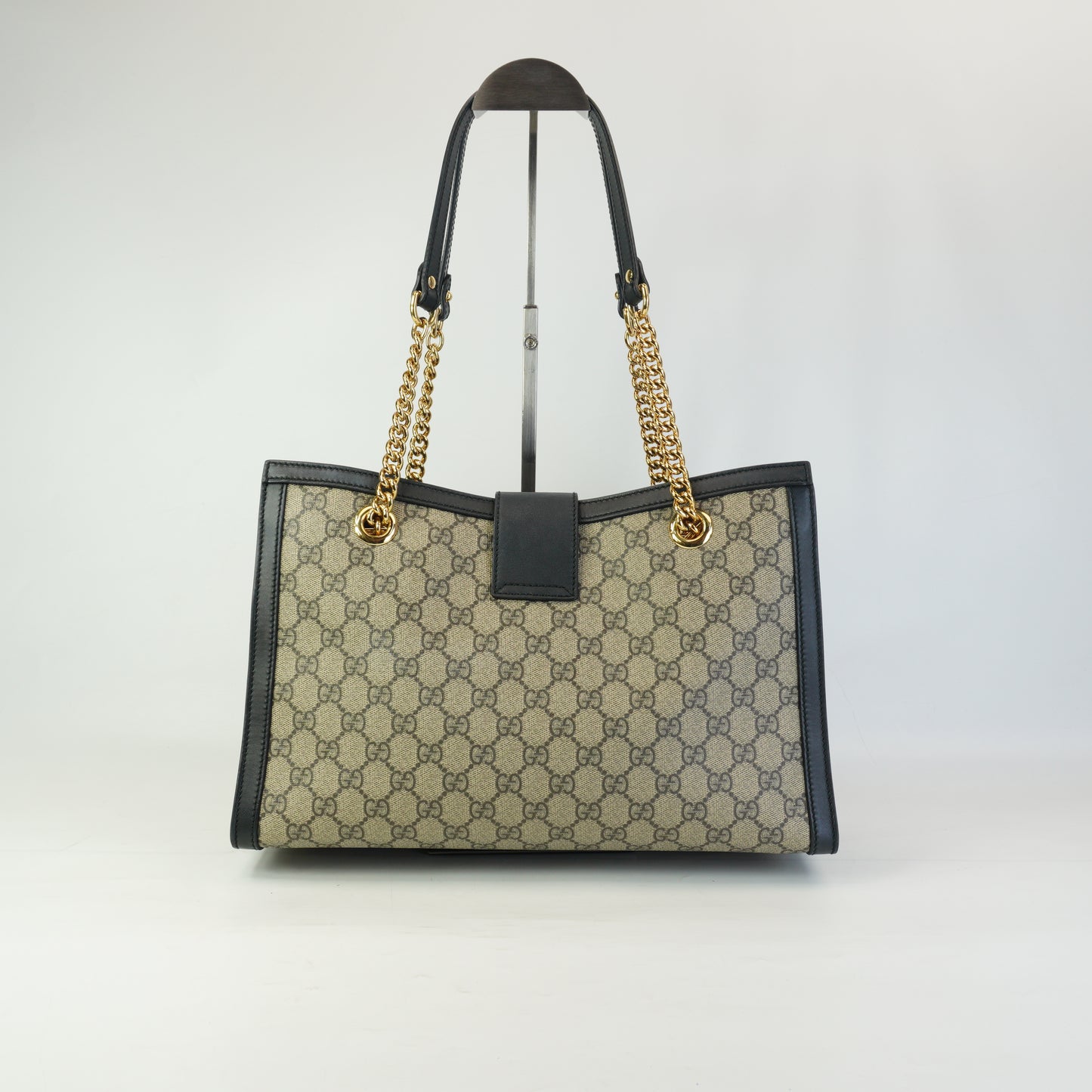 Gucci	GG Supreme Padlock Black Trims Large GHW