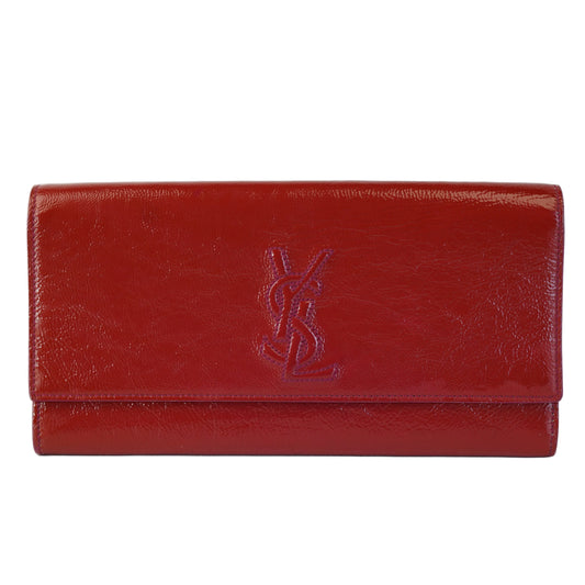 YSL	Belle De Jour Clutch Red