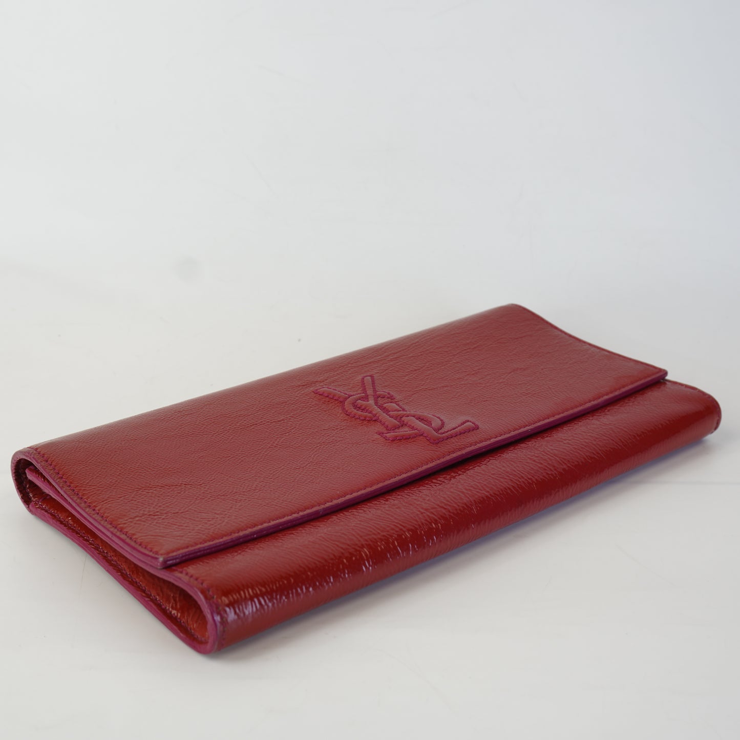 YSL	Belle De Jour Clutch Red
