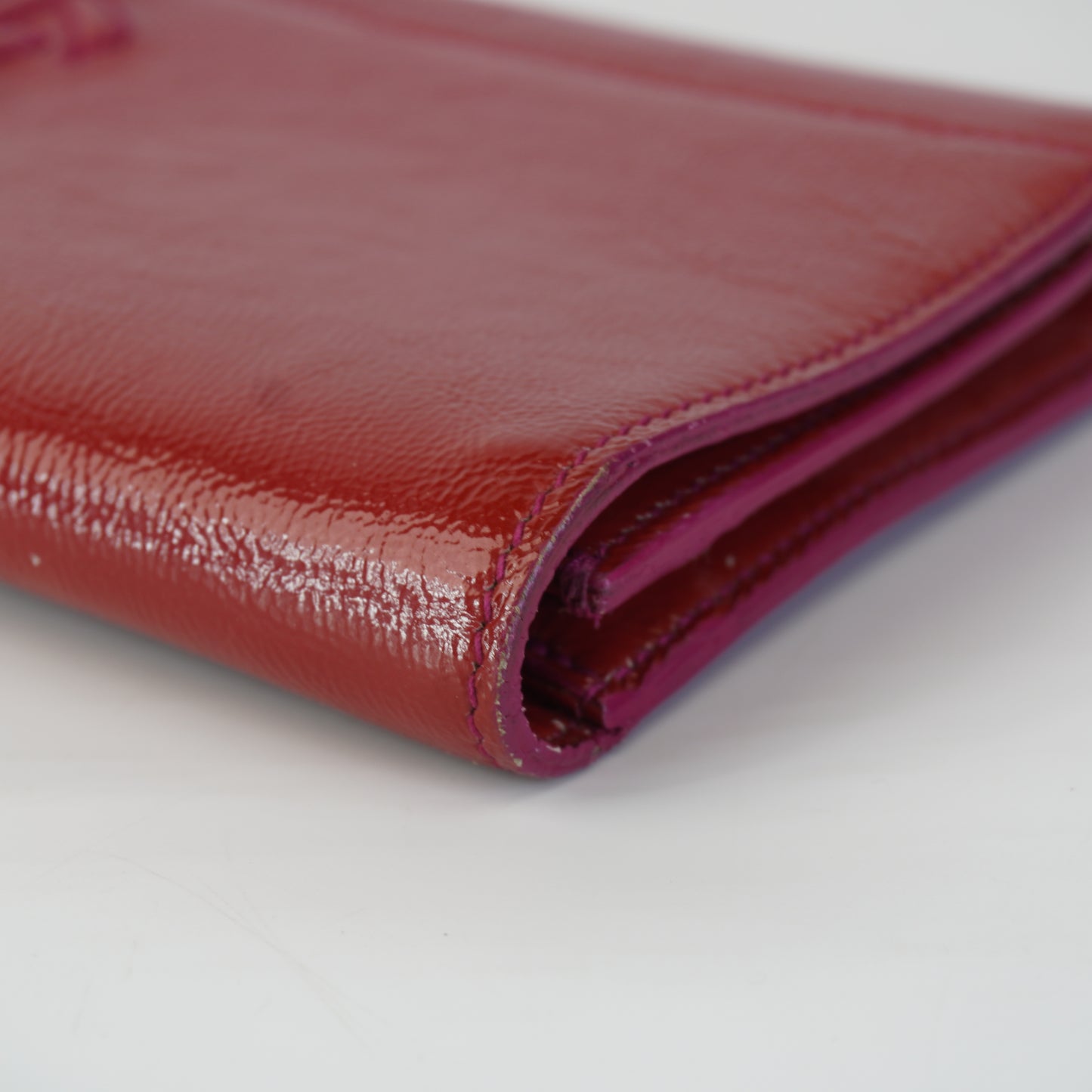 YSL	Belle De Jour Clutch Red