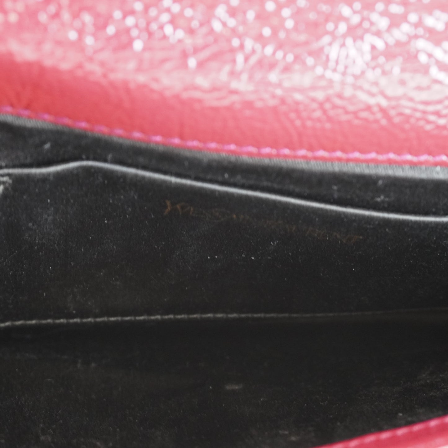 YSL	Belle De Jour Clutch Red