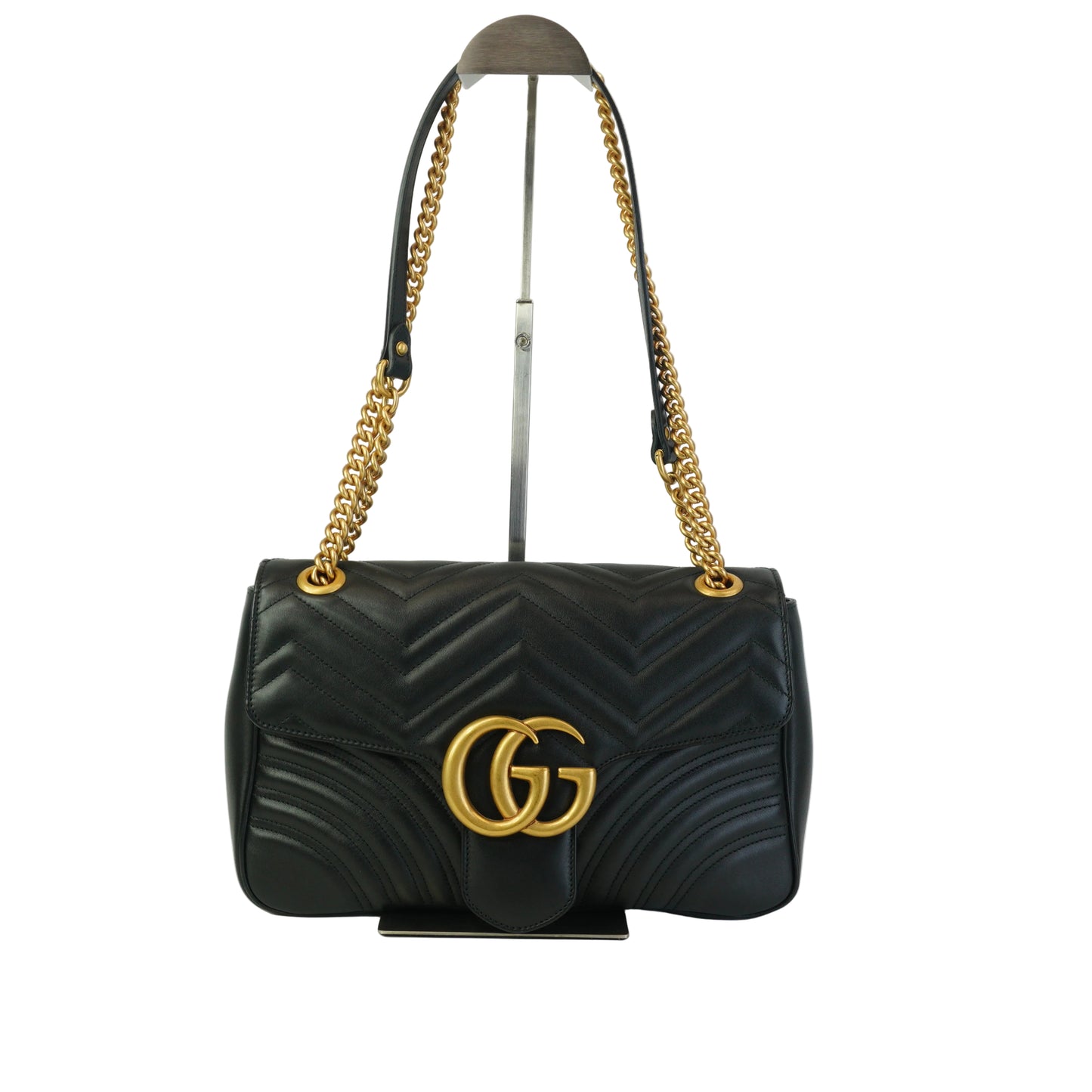 Gucci	GG Marmont Matelasse Medium Black GHW
