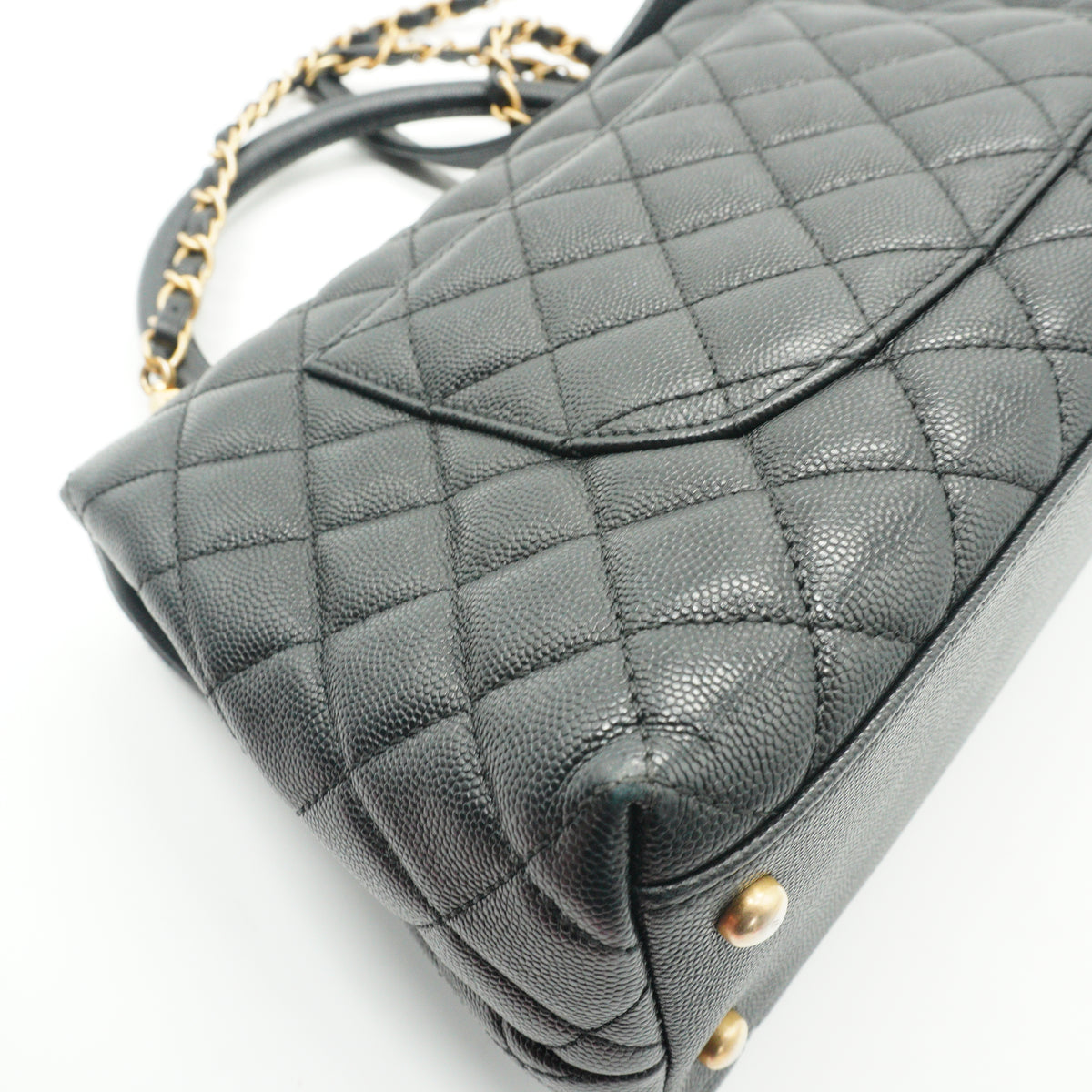 Chanel Coco Handle Bag Medium Black GHW