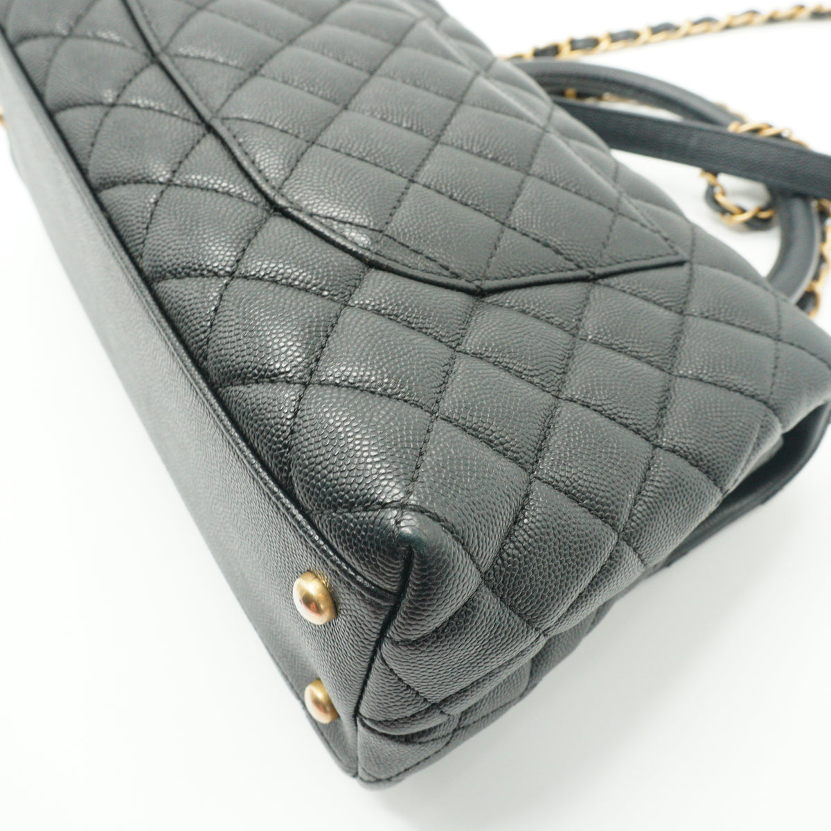 Chanel Coco Handle Bag Medium Black GHW