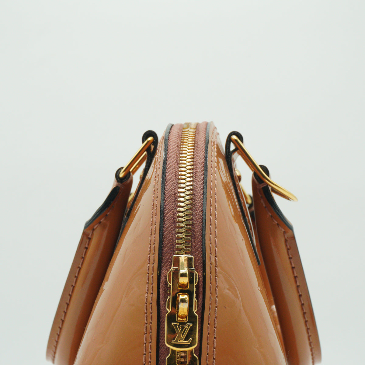 Louis Vuitton Monogram Vernis Alma BB Small Mustard GHW