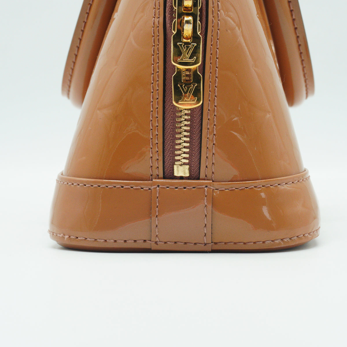Louis Vuitton Monogram Vernis Alma BB Small Mustard GHW
