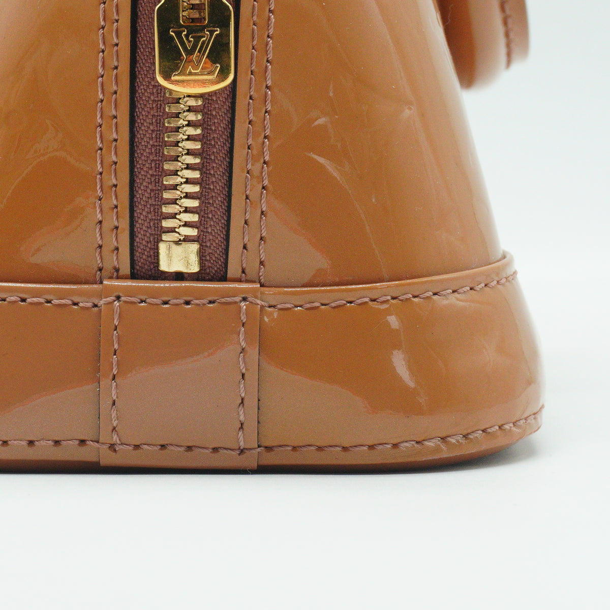 Louis Vuitton Monogram Vernis Alma BB Small Mustard GHW