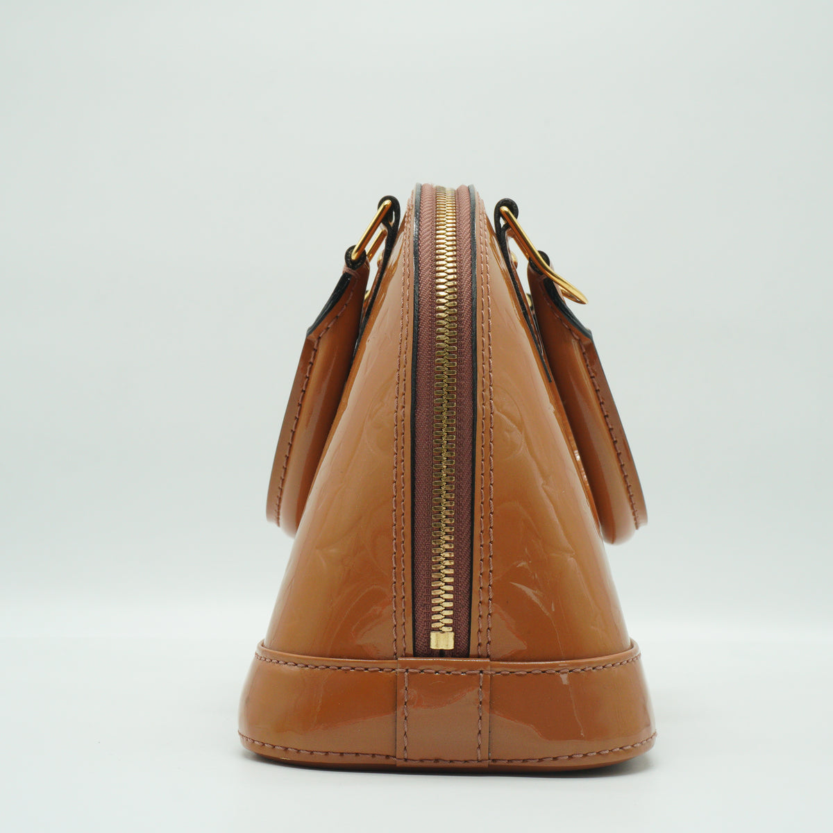 Louis Vuitton Monogram Vernis Alma BB Small Mustard GHW