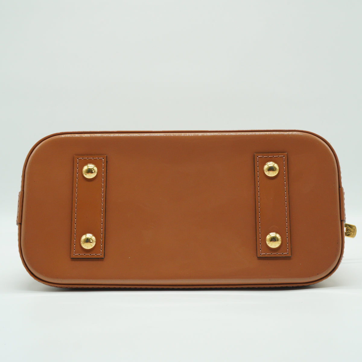 Louis Vuitton Monogram Vernis Alma BB Small Mustard GHW