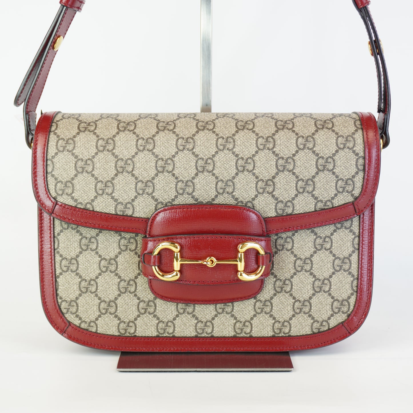 Gucci Horsebit Medium Red GHW