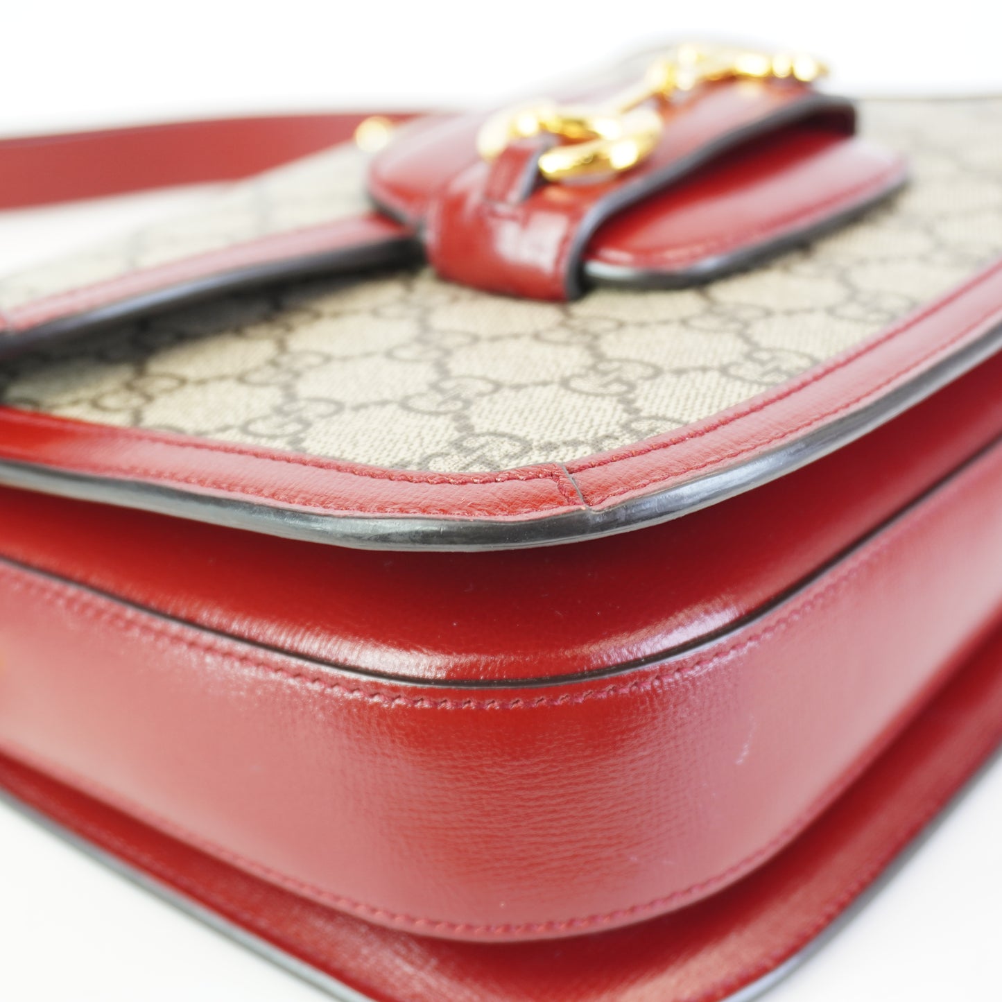 Gucci Horsebit Medium Red GHW