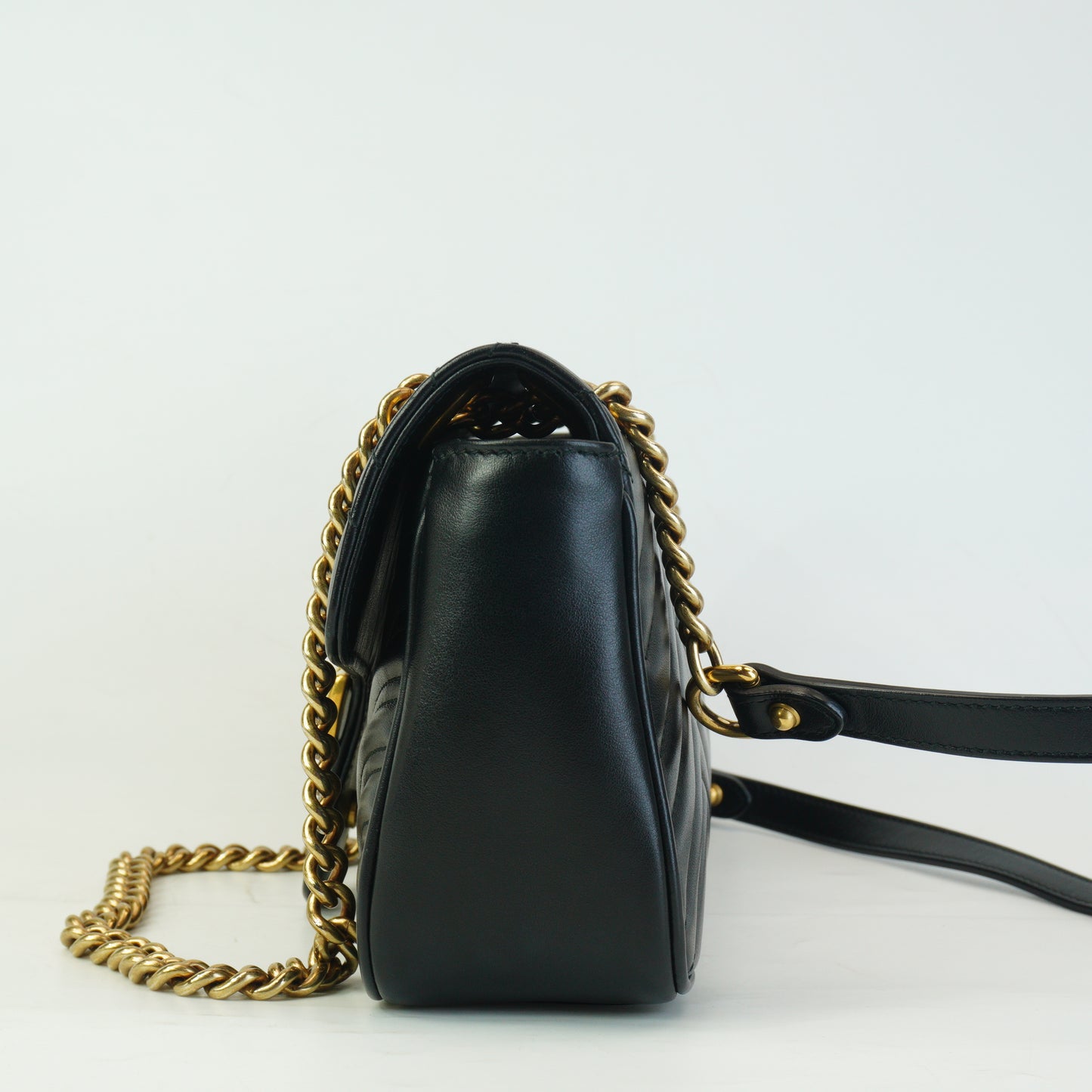 Gucci	GG Marmont Matelasse Small Black GHW