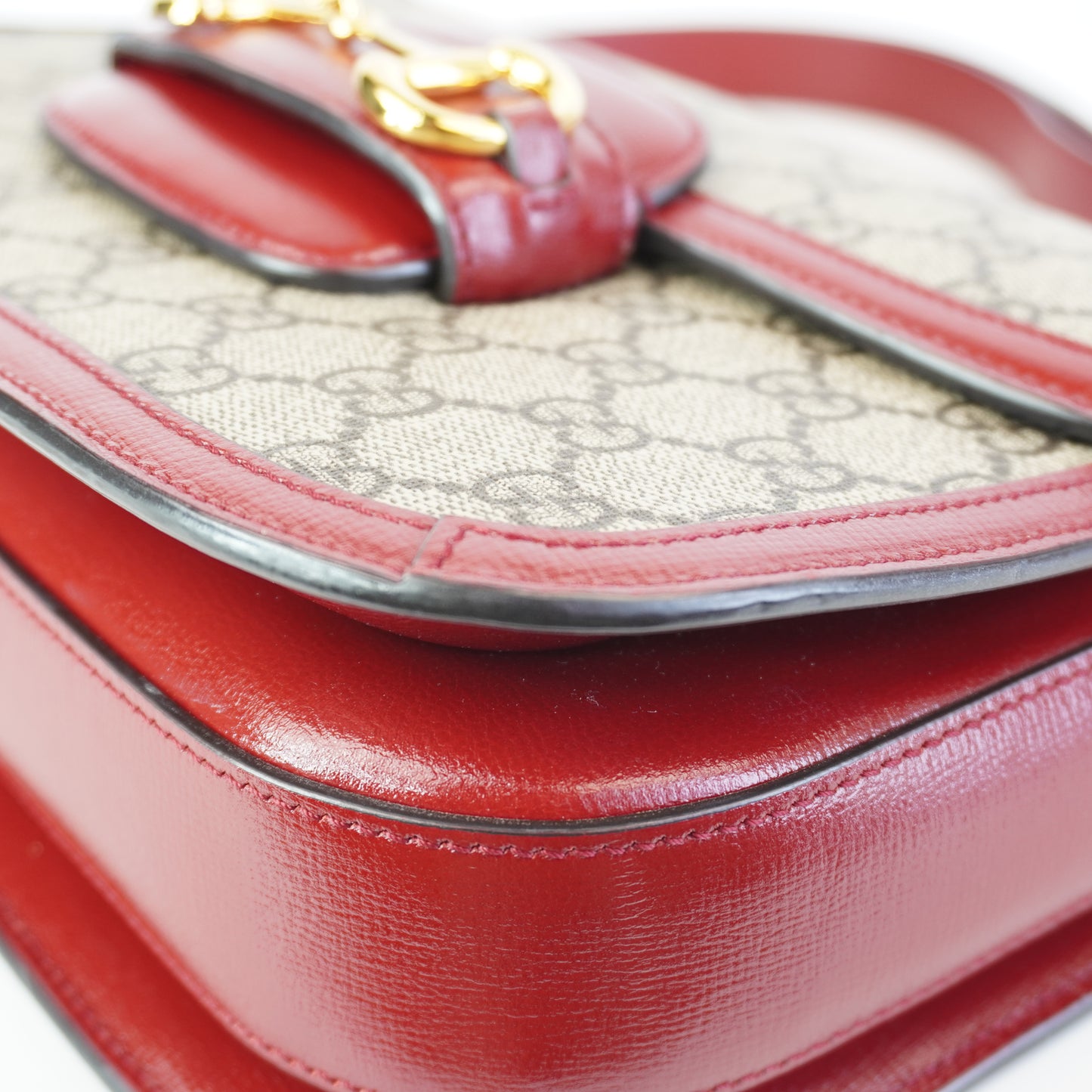 Gucci Horsebit Medium Red GHW