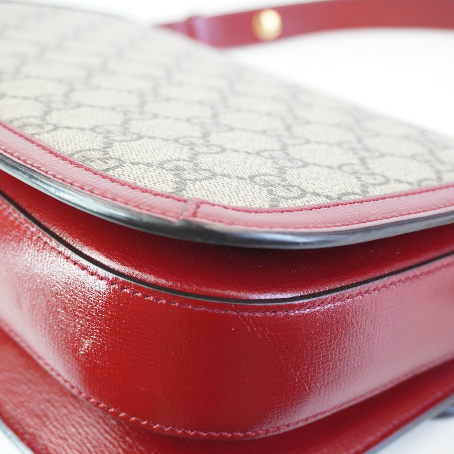 Gucci Horsebit Medium Red GHW