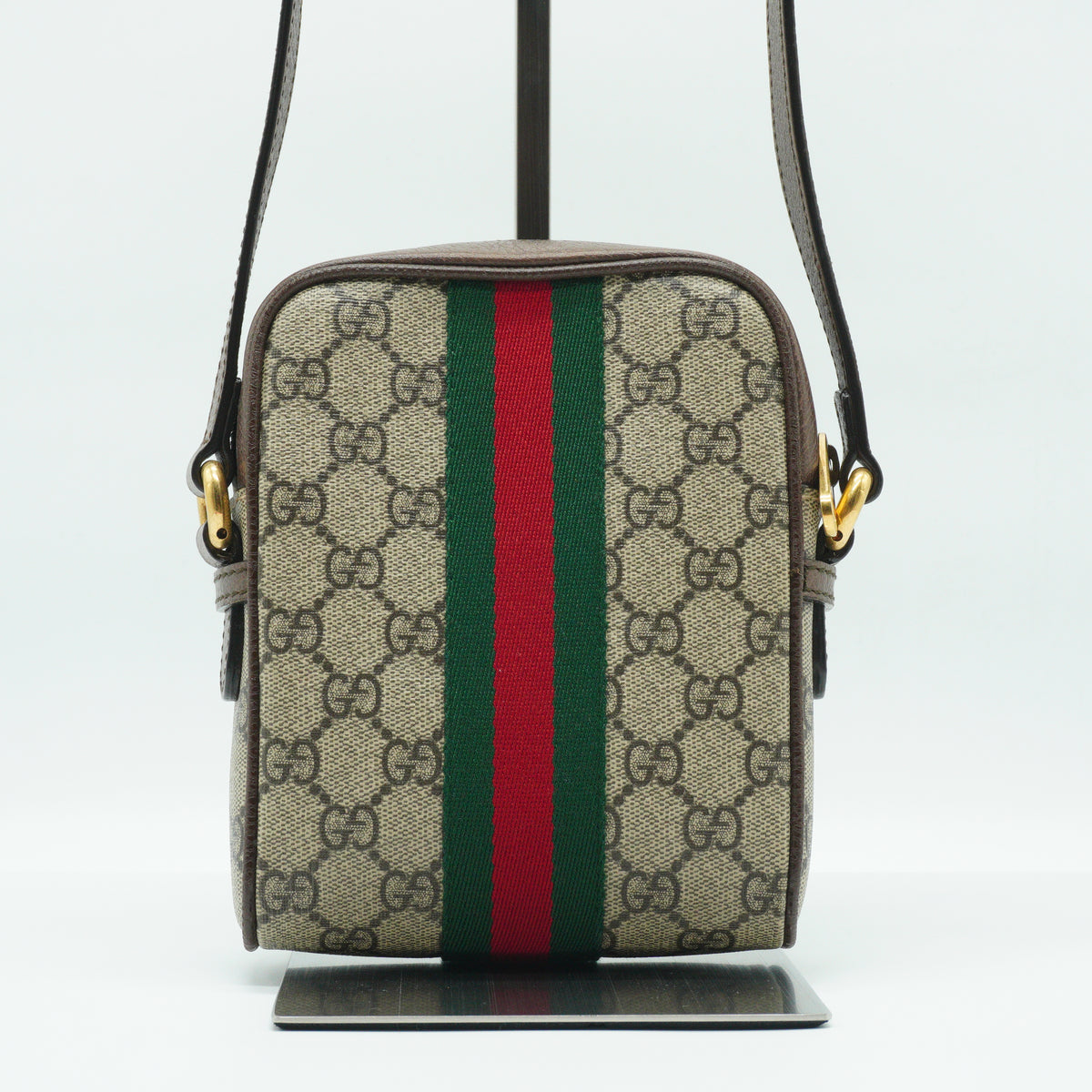 Gucci GG Supreme Ophidia Mini Messenger Bag GHW