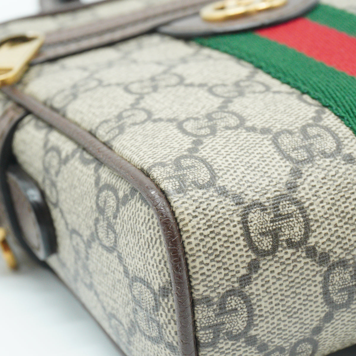 Gucci GG Supreme Ophidia Mini Messenger Bag GHW