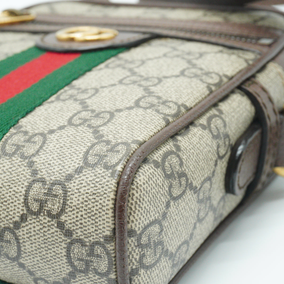 Gucci GG Supreme Ophidia Mini Messenger Bag GHW