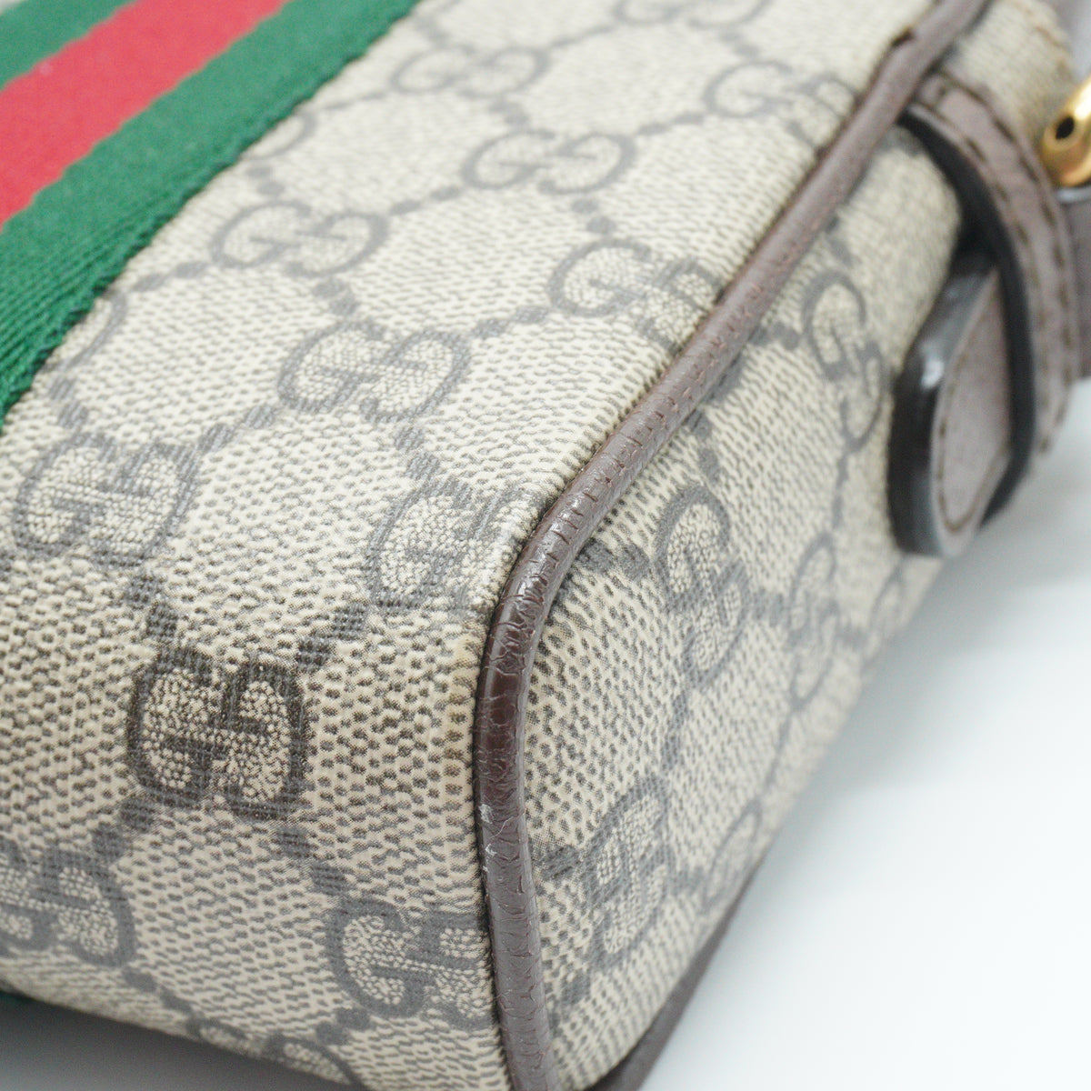 Gucci GG Supreme Ophidia Mini Messenger Bag GHW