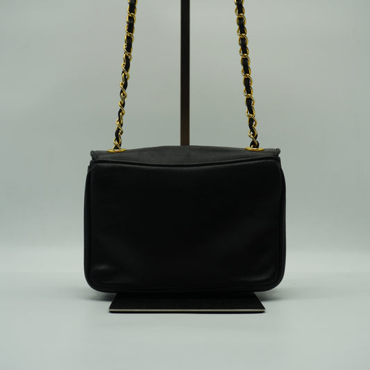 Chanel	CC Logo Hobo / Shoulder Bag Medium Black GHW