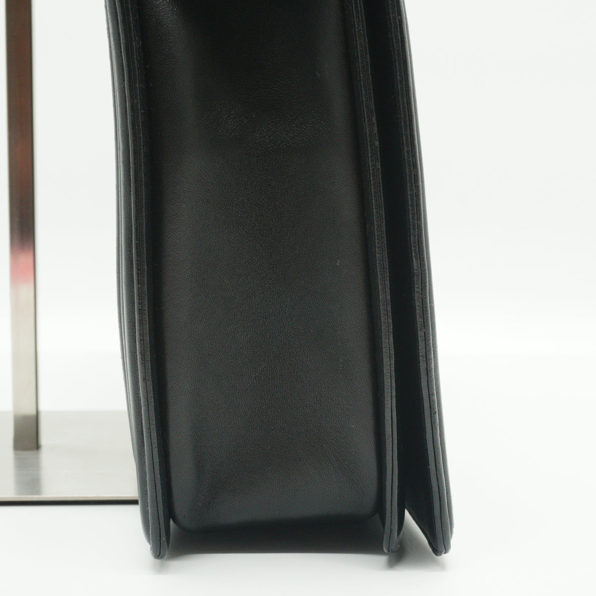 Chanel Boy Flap Bag Black Medium SHW