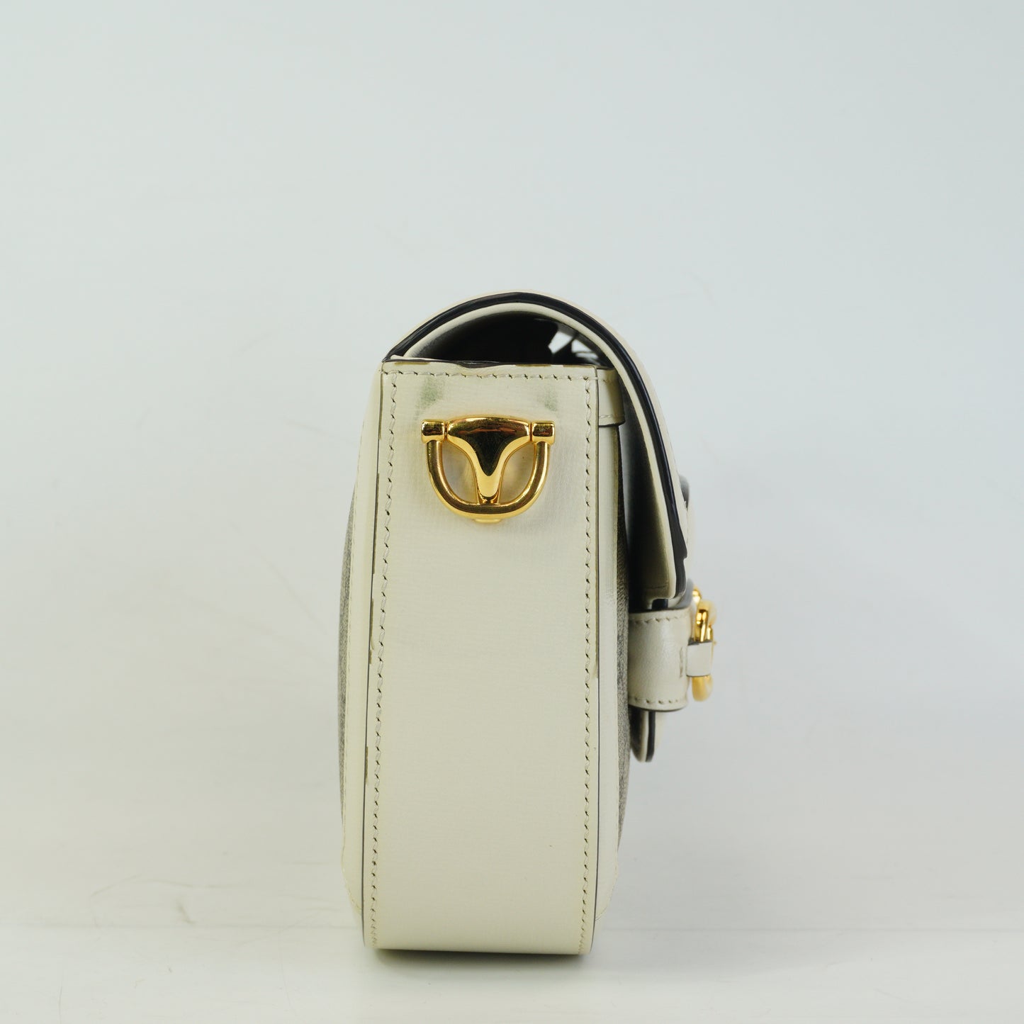 Gucci	Horsebit 1955 White Trims Mini GHW