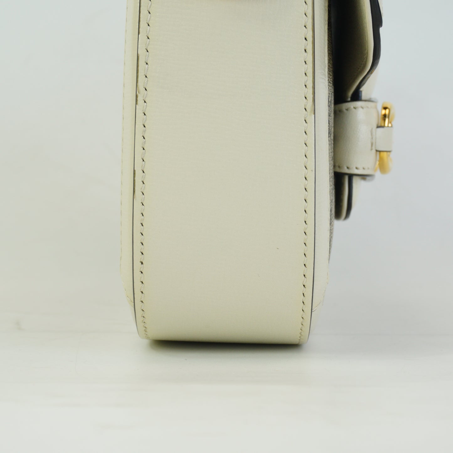 Gucci	Horsebit 1955 White Trims Mini GHW