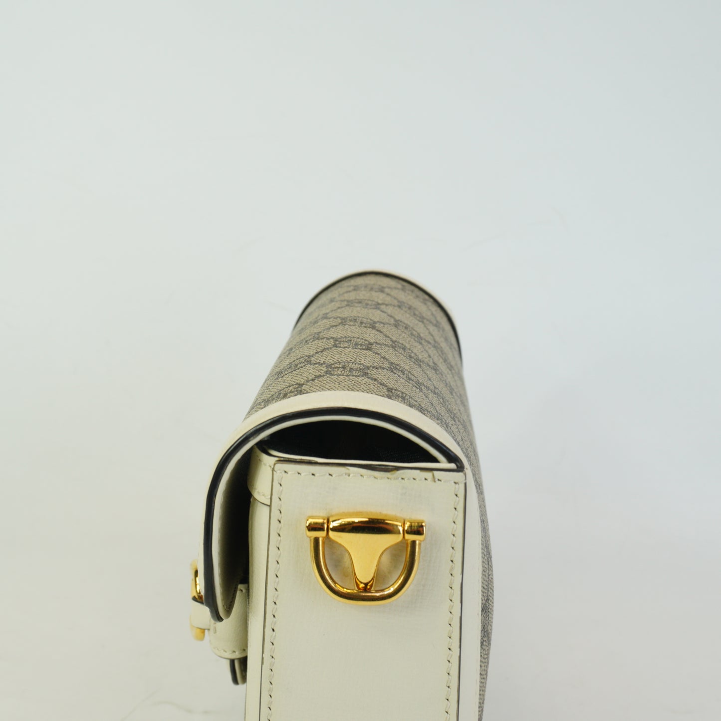 Gucci	Horsebit 1955 White Trims Mini GHW