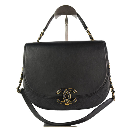 Chanel Coco Curve Flap Black