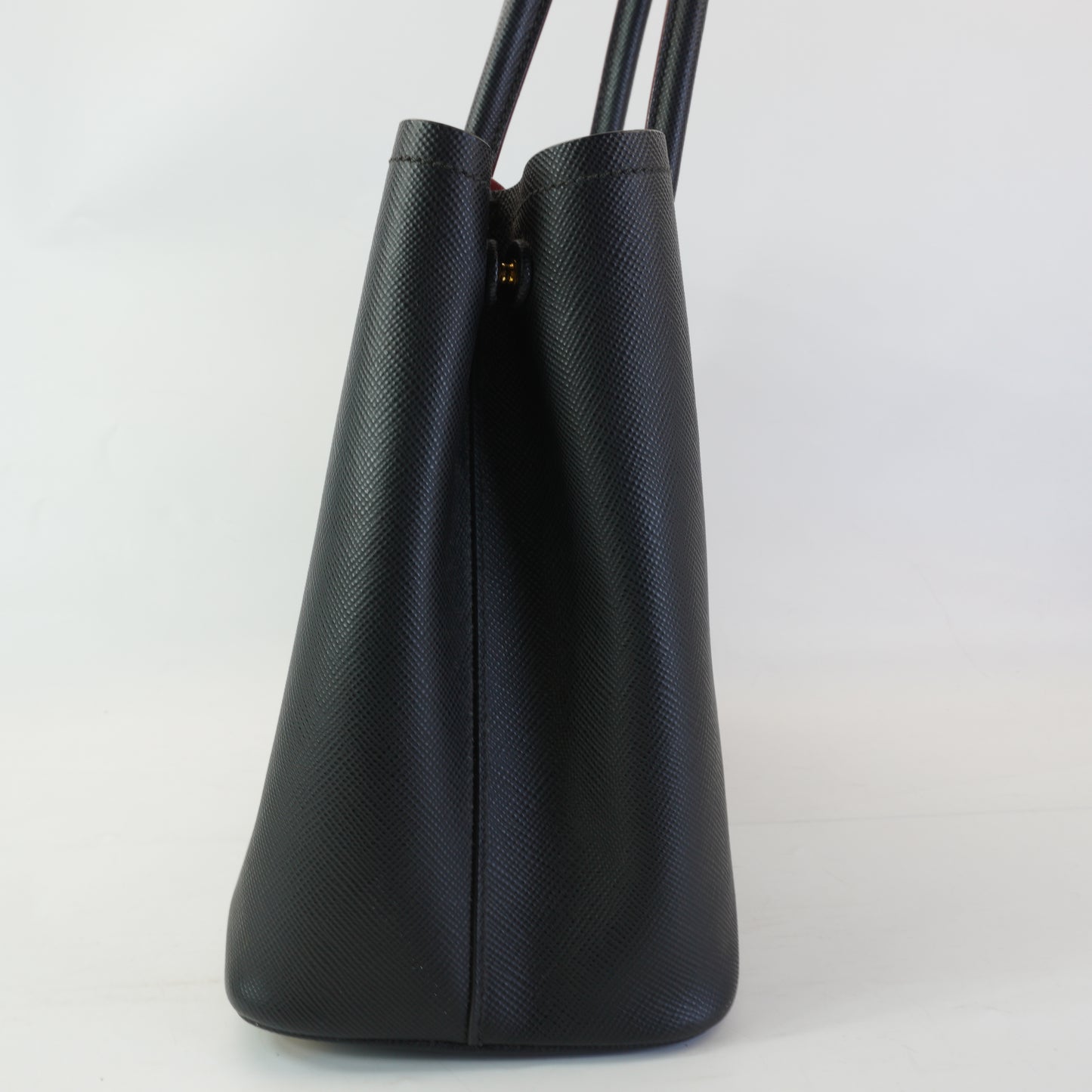 Prada Saffiano Double Bag GHW Large