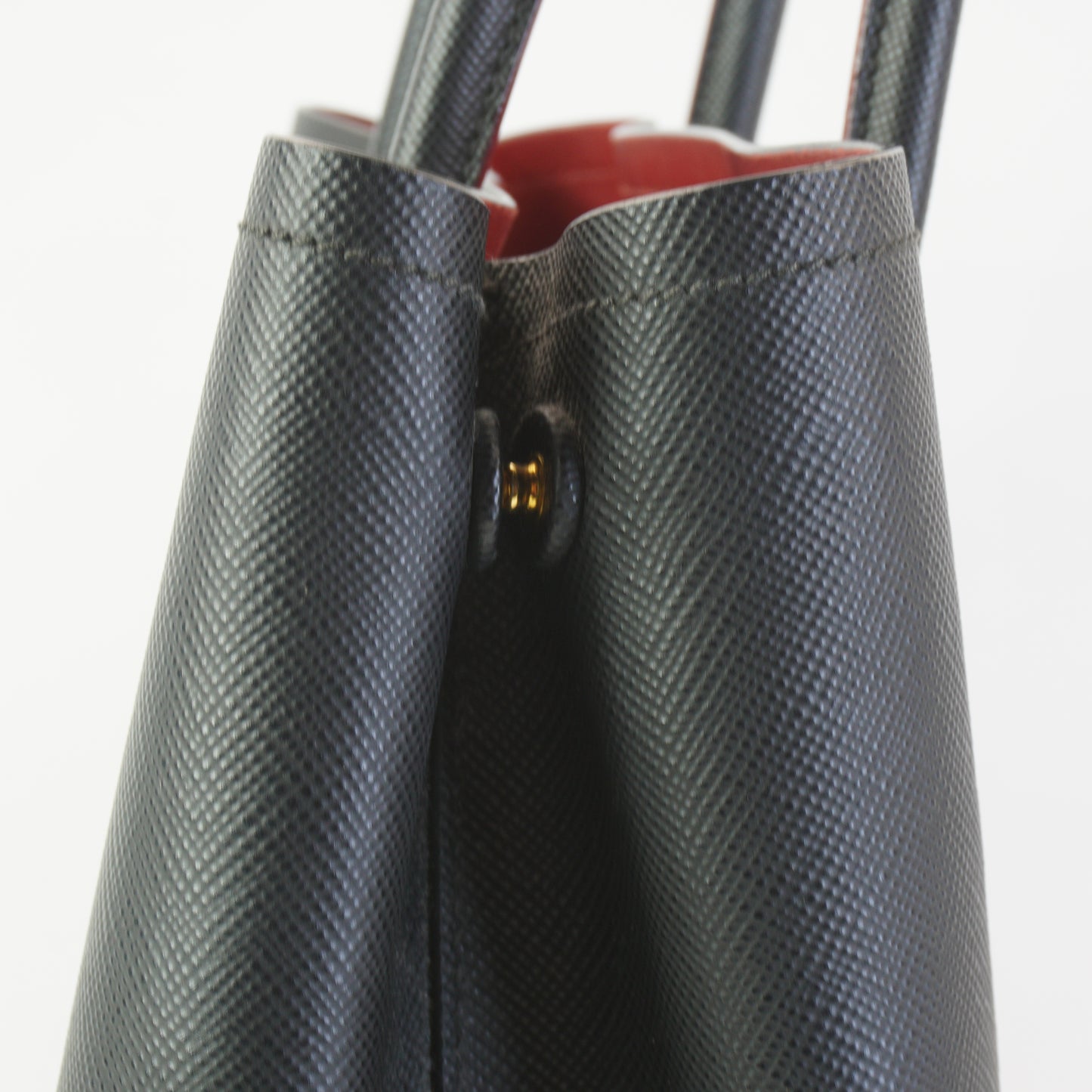 Prada Saffiano Double Bag GHW Large