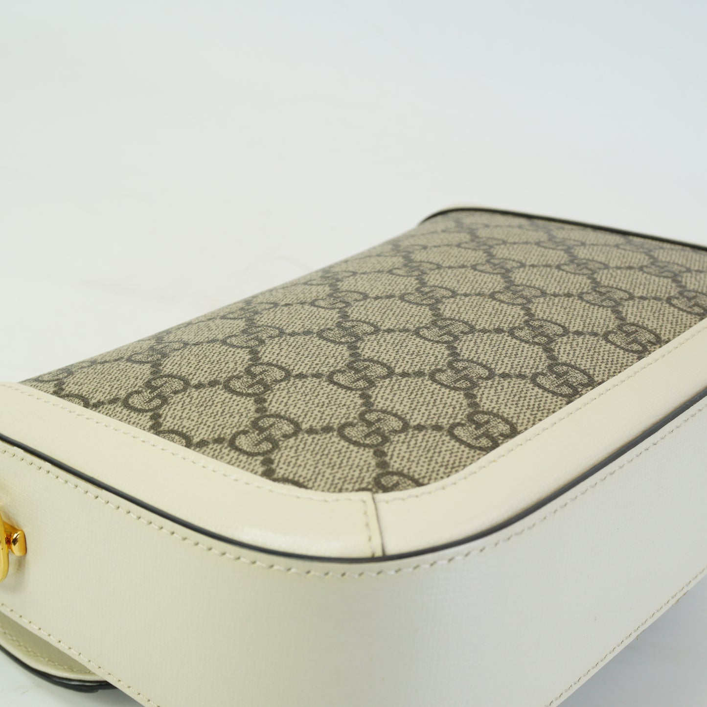 Gucci	Horsebit 1955 White Trims Mini GHW