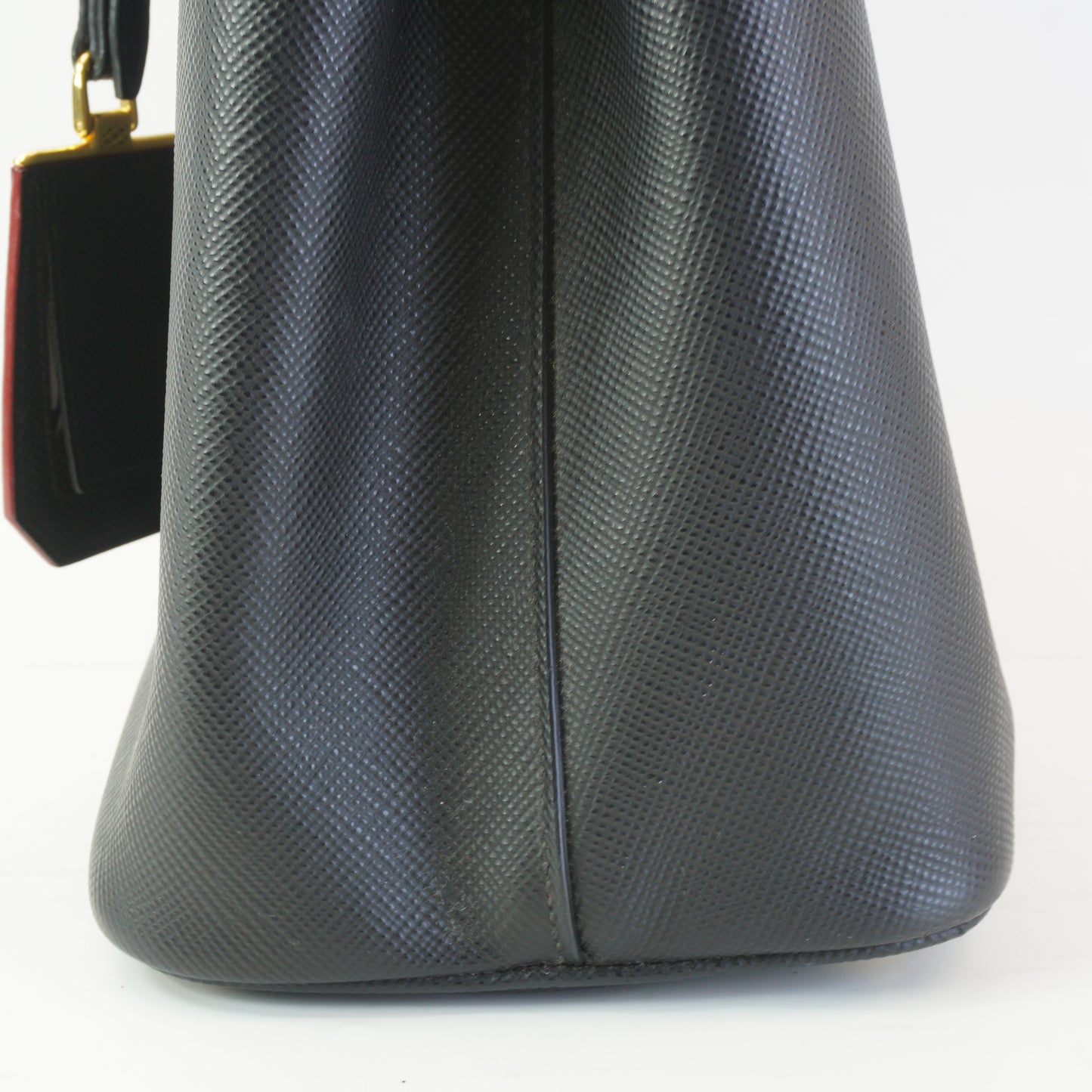 Prada Saffiano Double Bag GHW Large
