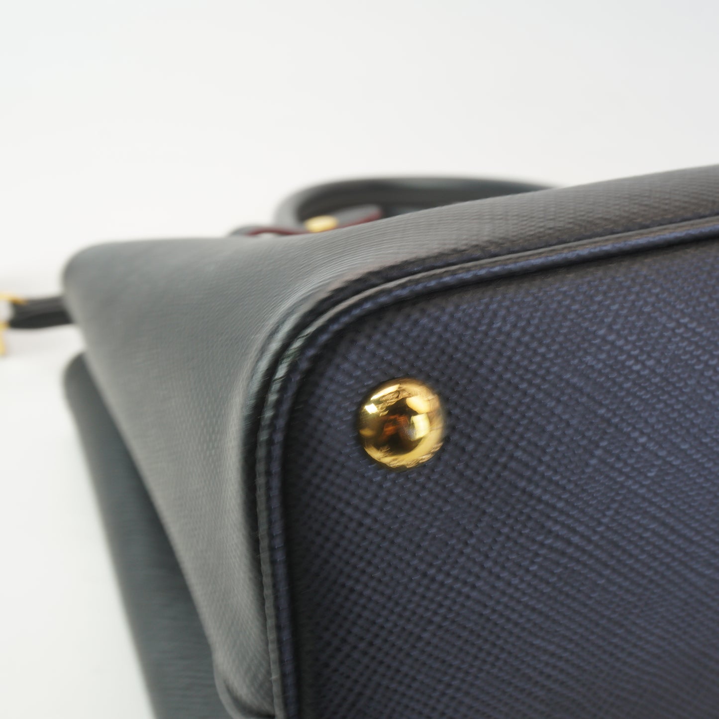 Prada Saffiano Double Bag GHW Large