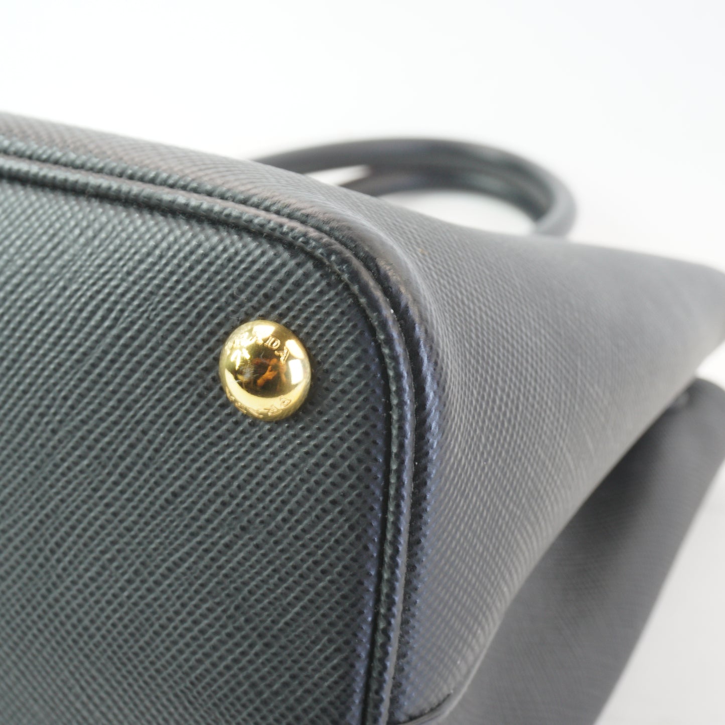 Prada Saffiano Double Bag GHW Large
