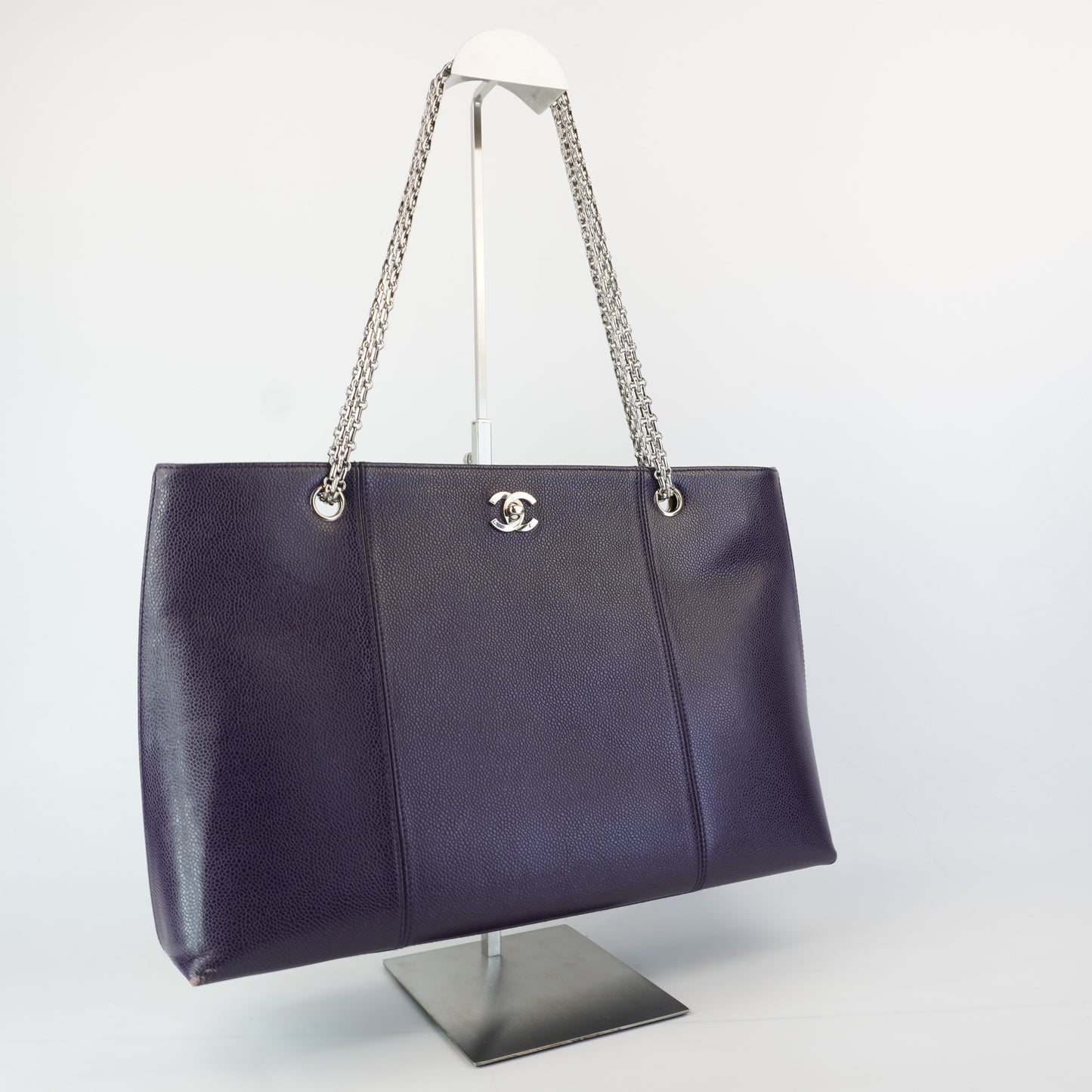 Chanel	Purple Bijoux Chain Shoulder Bag