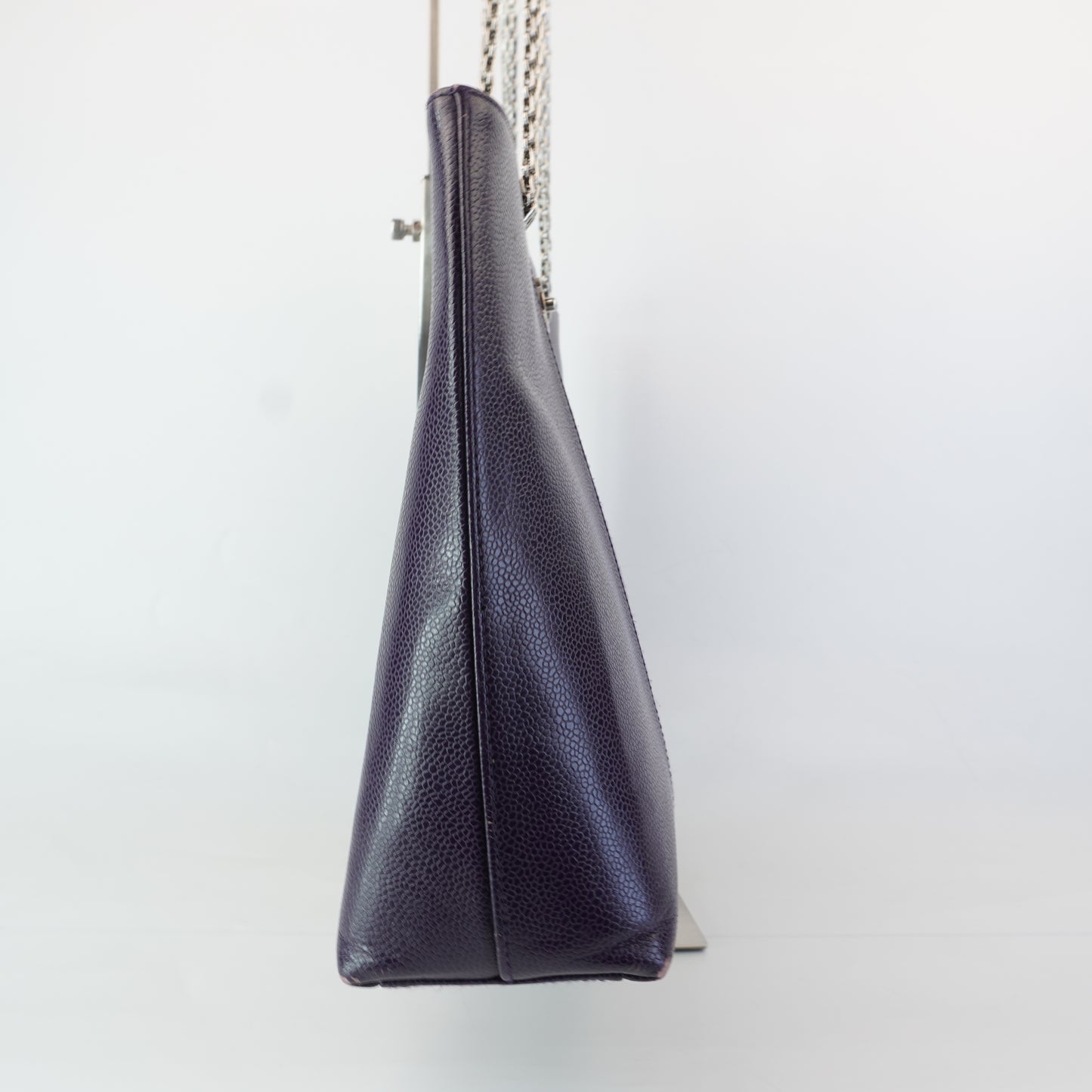 Chanel	Purple Bijoux Chain Shoulder Bag