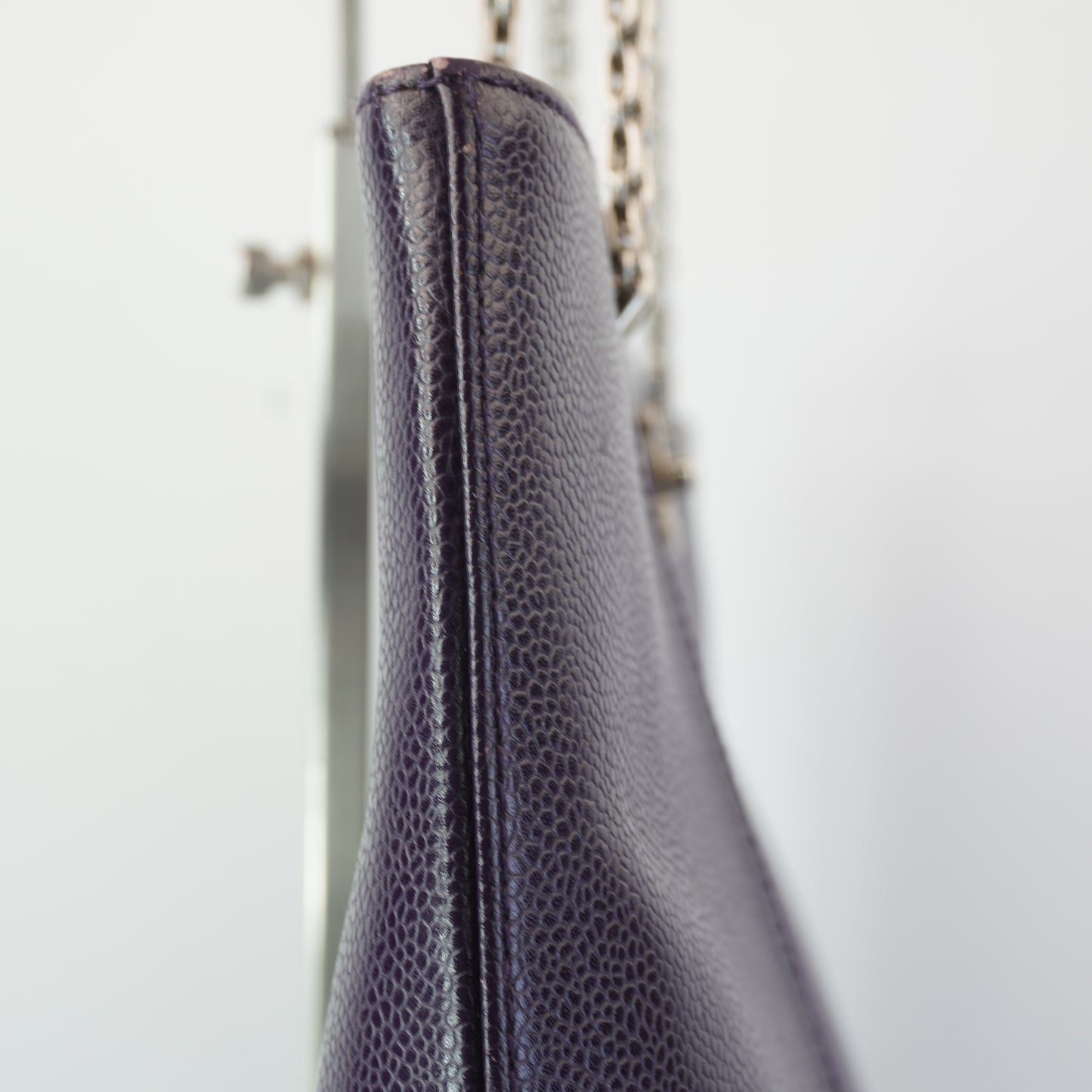 Chanel	Purple Bijoux Chain Shoulder Bag