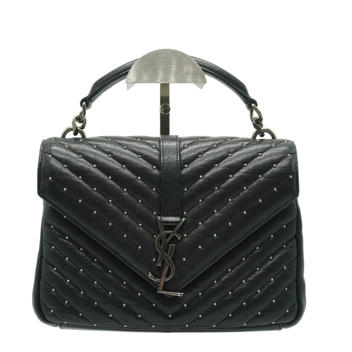 YSL College Bag Studded Small SHW