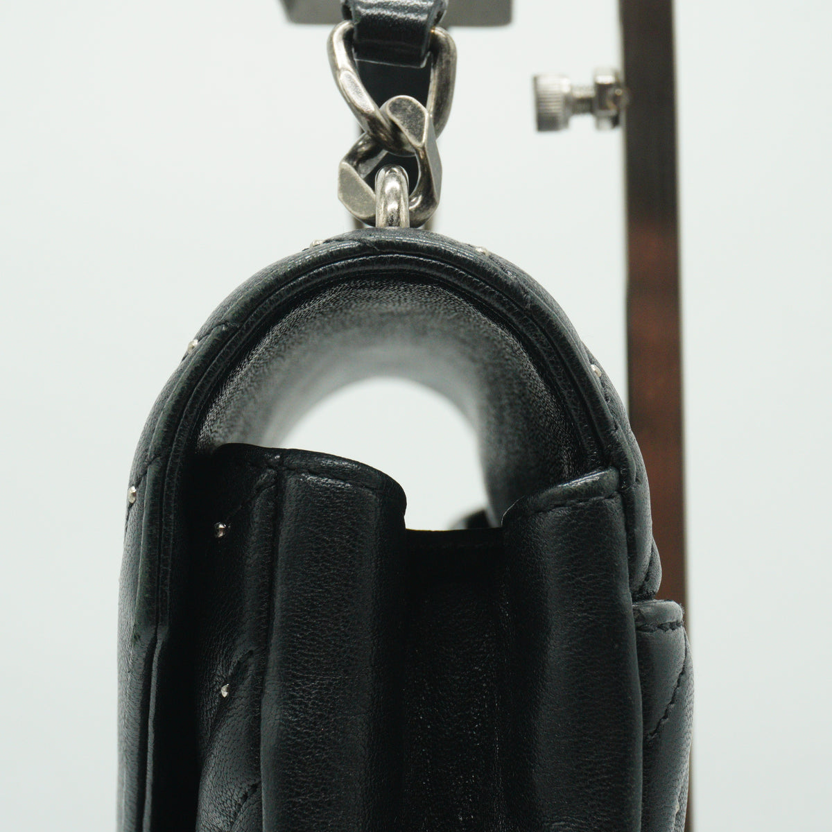 YSL College Bag Studded Small SHW