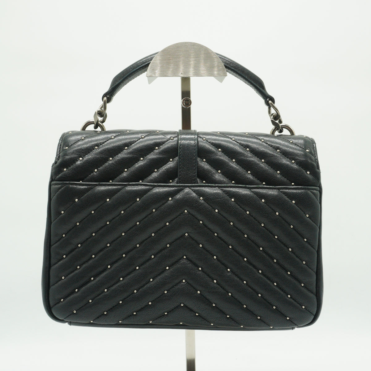 YSL College Bag Studded Small SHW