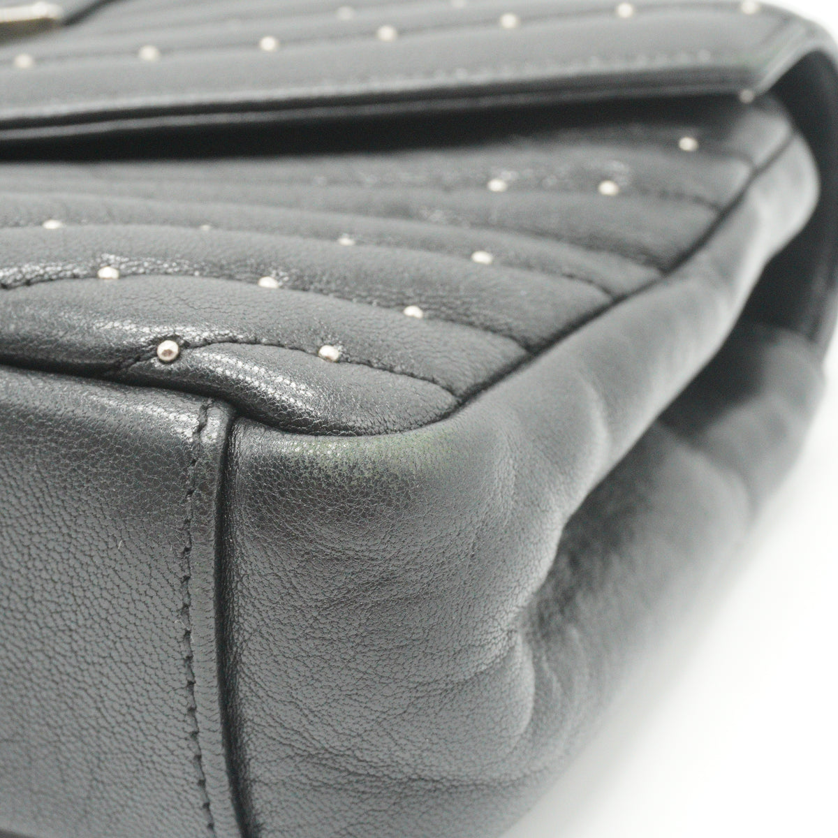 YSL College Bag Studded Small SHW