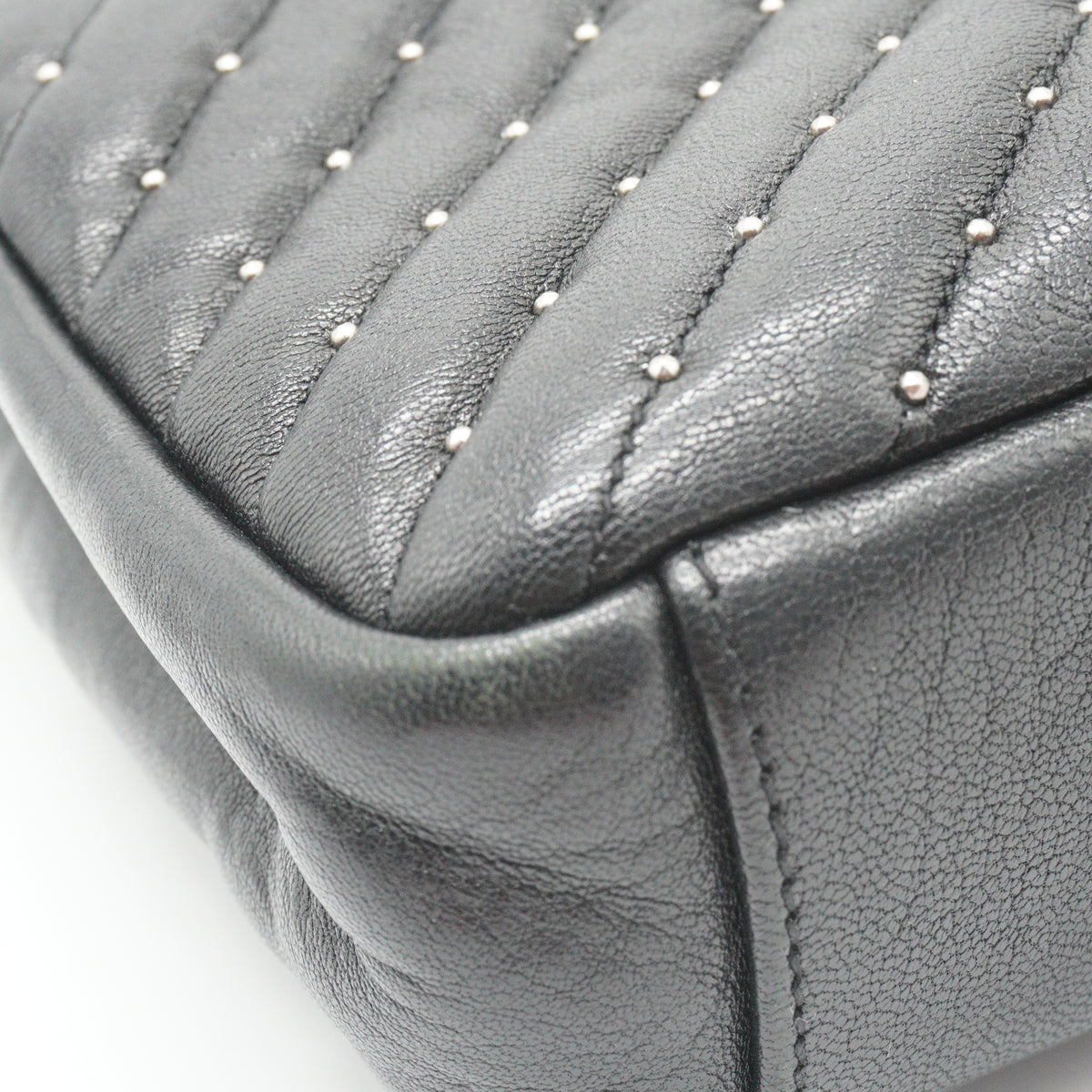 YSL College Bag Studded Small SHW