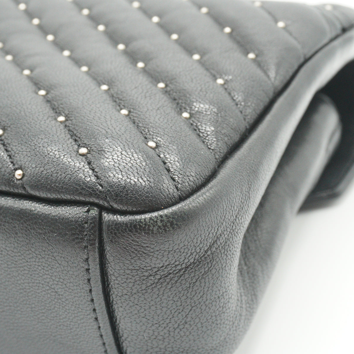 YSL College Bag Studded Small SHW