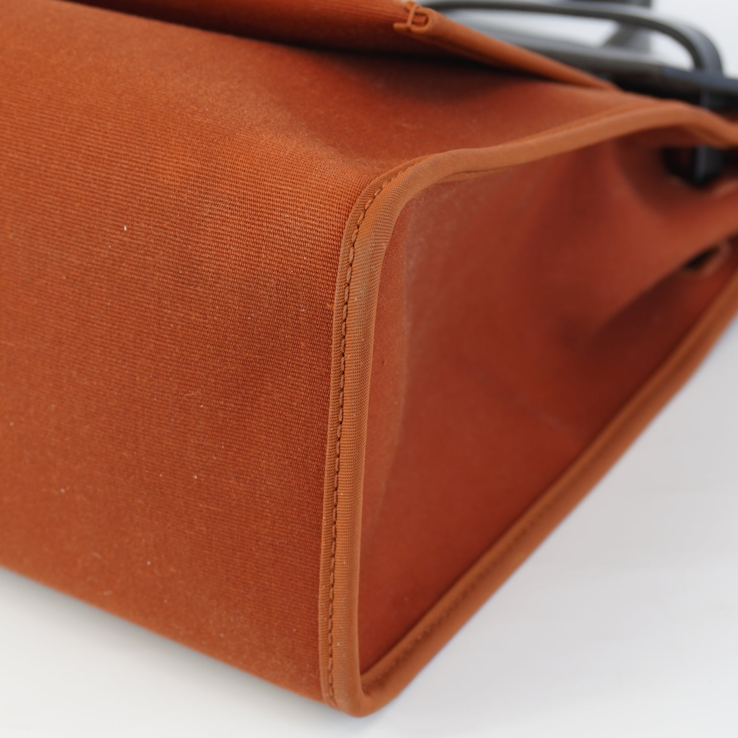 Hermes Herbag Zip 31 PM Tote Copper Orange